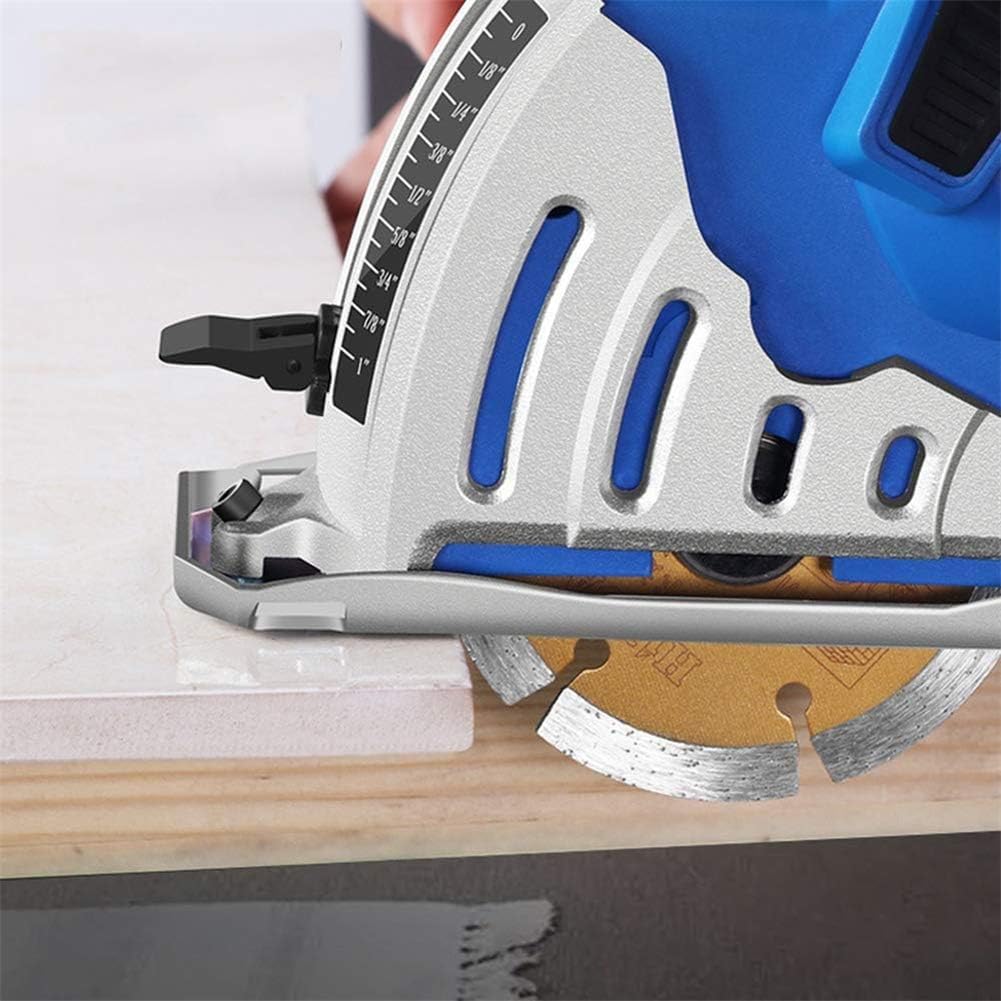 COOLBABY MINISAW01 Mini Handheld Electric Circular Saw, Compact body and lightweight,for Cutting Wood, Plastic, Metal, Tile,Hardwood, Plywood, Flooring, Drywall, PVC, Metal - COOLBABY