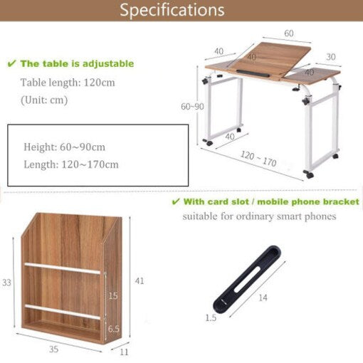 Adjustable Height Computer and Laptop Table - COOLBABY