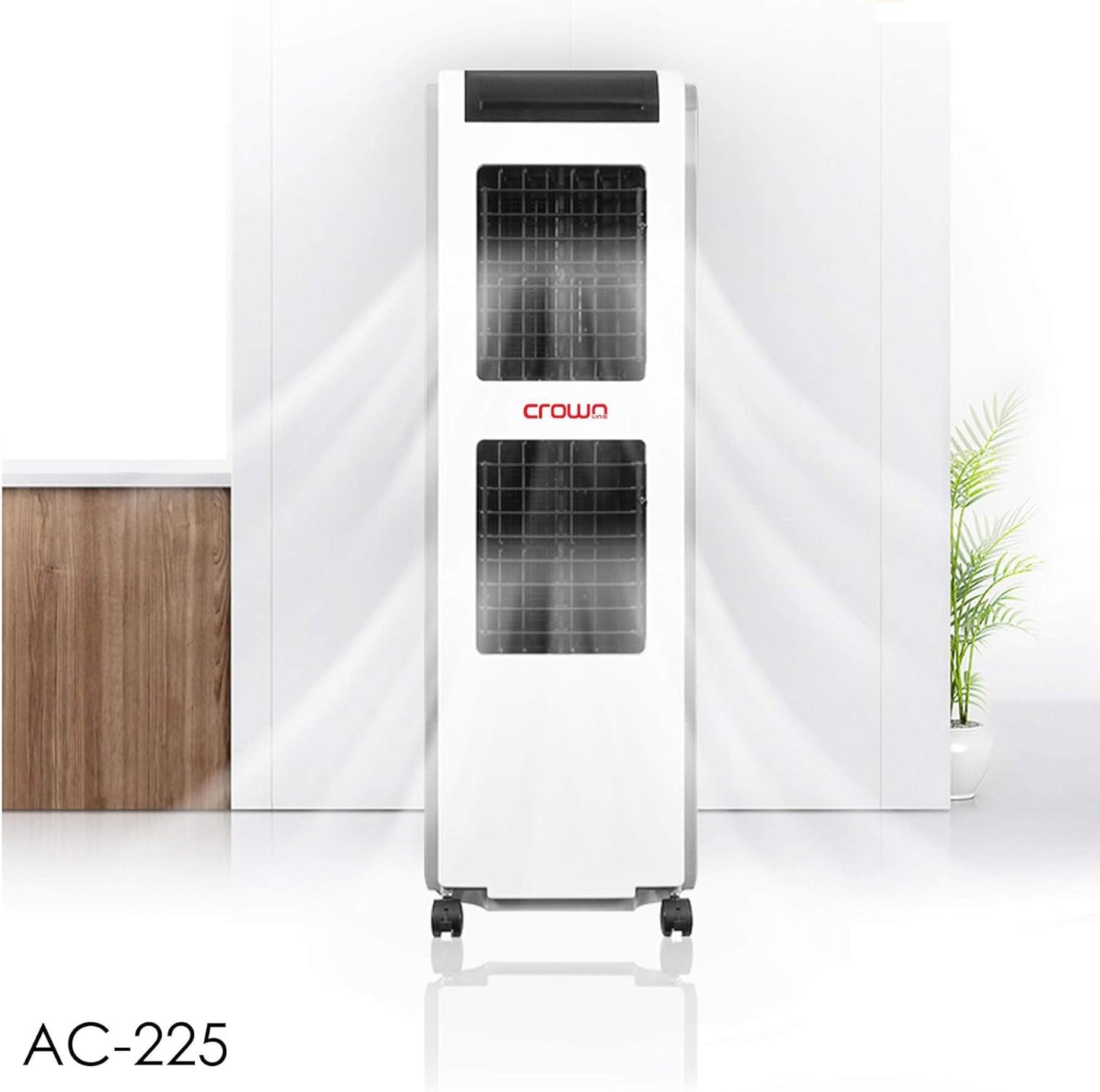 Crownline Portable Evaporative Air Cooler, White, AC-225 - COOLBABY