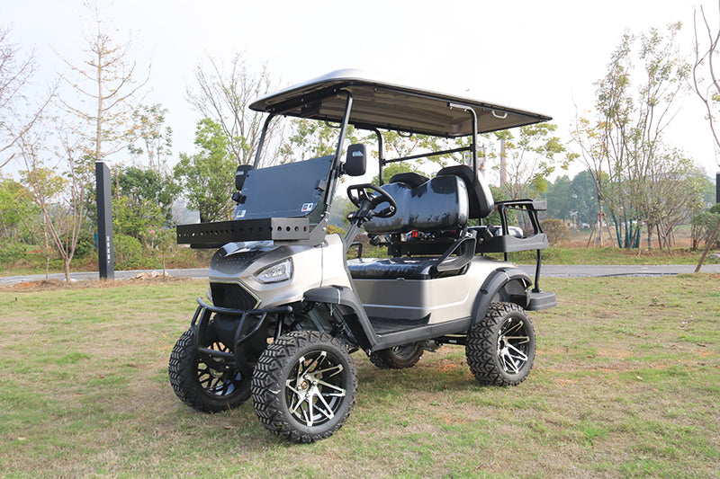 COOLBABY Ultimate Off-Road FA2+2 Golf Cart Elegance: Armored Protection, Luxury Seating, and High-Tech Features - COOLBABY