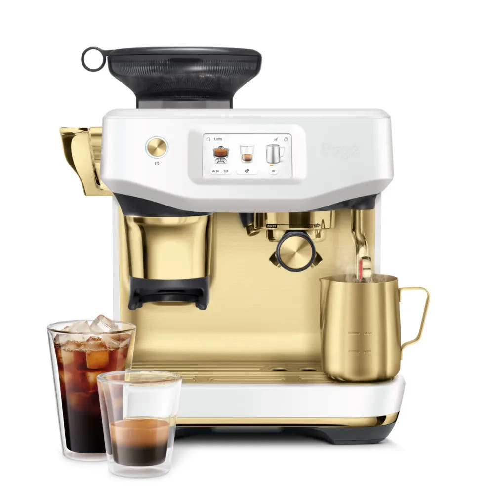 Sage The Barista Touch Impress – Espresso Machine with Cold Extraction, Assisted Tamping, ThermoJet Heating & Auto MilQ Texturing - COOLBABY