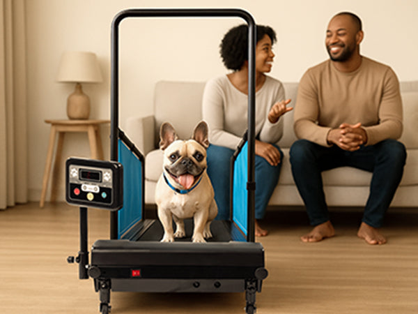 PawRunner Dog Treadmill – Indoor Dog Running Machine for Small & Medium Dogs up to 130 lbs, Quiet Pet Treadmill with Remote Control & Safety Features