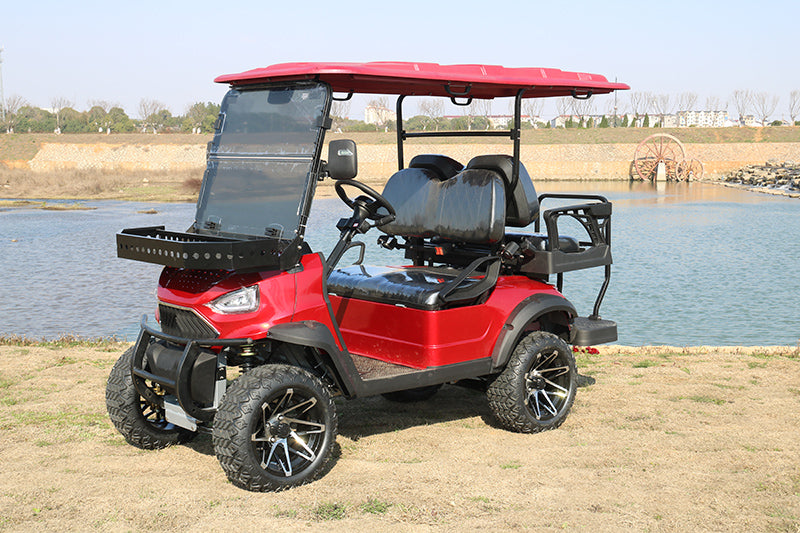 COOLBABY Ultimate Off-Road FA2+2 Golf Cart Elegance: Armored Protection, Luxury Seating, and High-Tech Features - COOLBABY