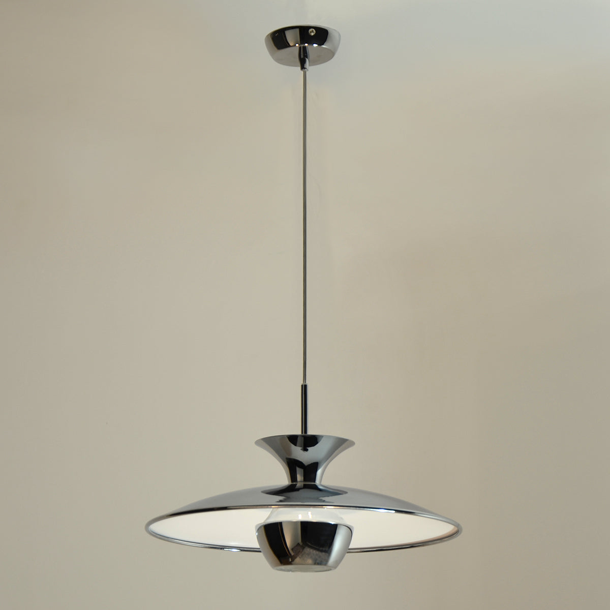 Classic Vintage Pendant Light - Chrome