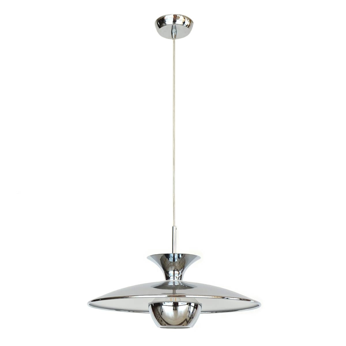 Classic Vintage Pendant Light - Chrome