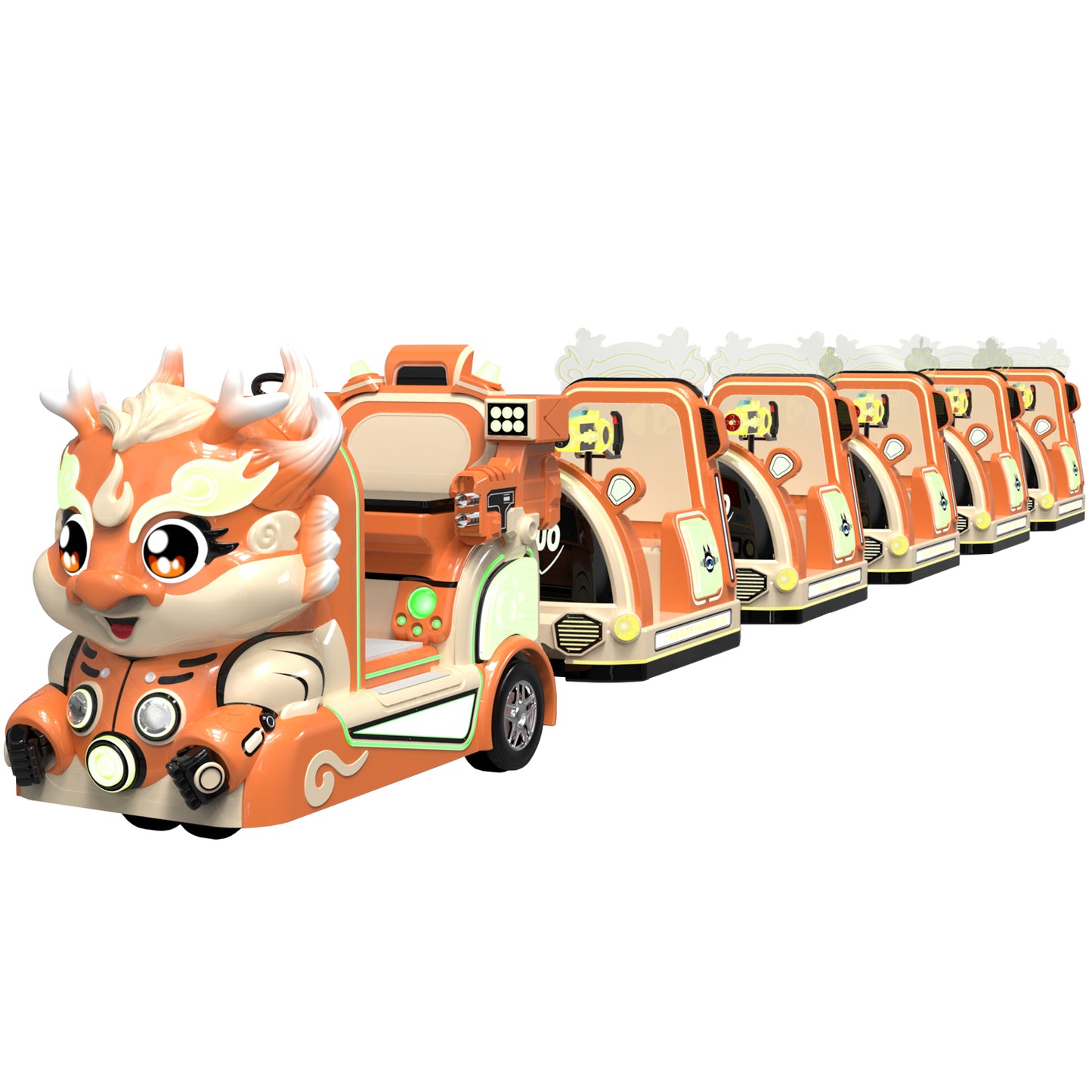 Entertainment Device Amusement Park Facilities Kiddie Ride On Car Kids Small Sightseeing Tourist Electric Train - COOLBABY