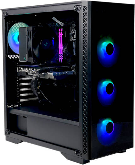 Budget Gaming PC - AMD Ryzen 5 3600 6 Cores 12 Threads, NVIDIA RTX 2070 8GB, 32GB DDR4 RAM 3200MHz, 1TB SSD Gen 4, 650W 80 PLUS PSU, Tower cooling - COOLBABY