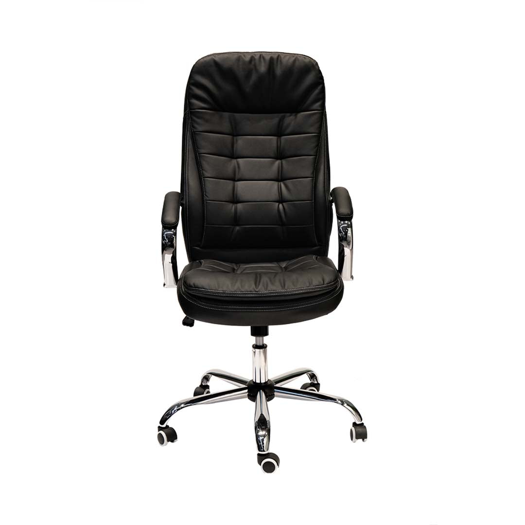 COOLBABY High Back PU Leather Ergonomic Office Chair with Adjustable Height and Tilt Mechanism - 1121-H - COOLBABY