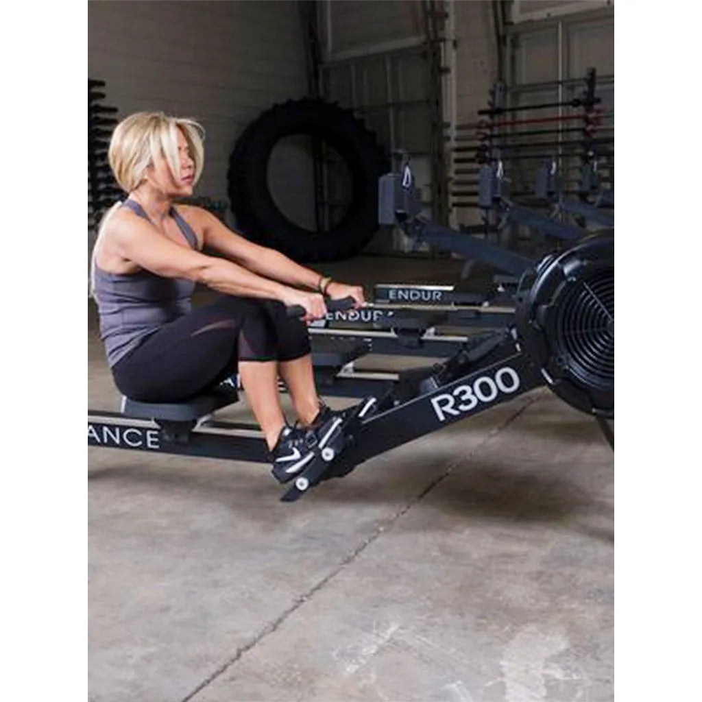 Body Solid R300 Endurance Rower: Premium Air Resistance Rowing Machine - COOLBABY