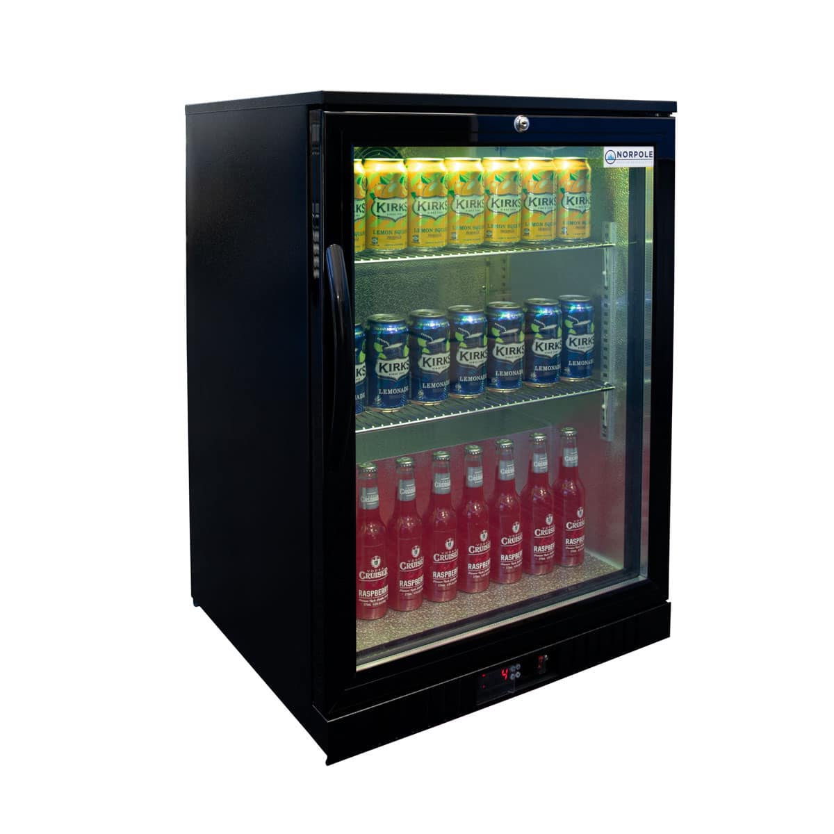 Bar cooler – BAR01PP - Autonomies Single Hinged Door Bottle Cooler - COOLBABY