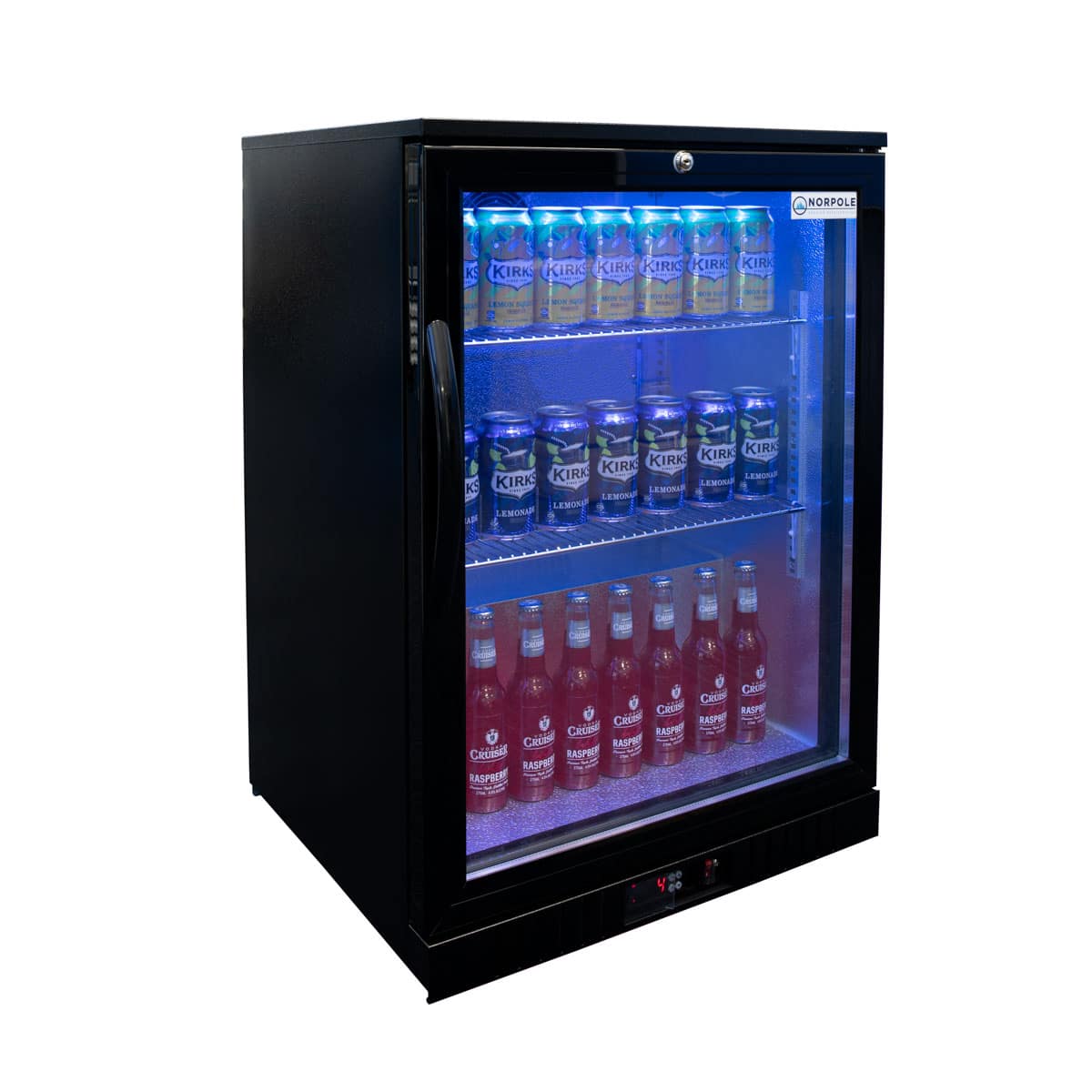 Bar cooler – BAR01PP - Autonomies Single Hinged Door Bottle Cooler - COOLBABY