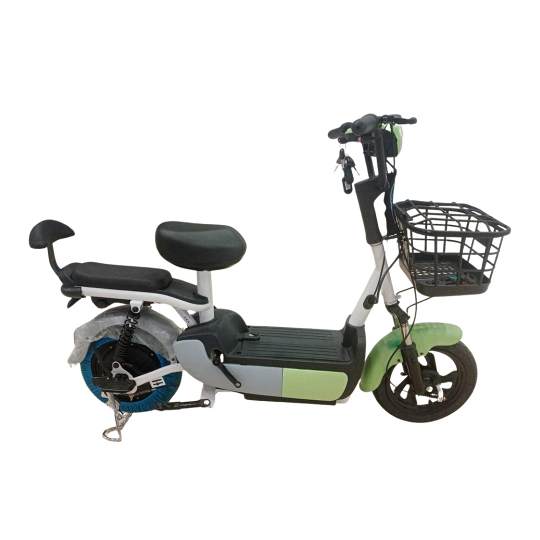 Megawheels Jazz Electric Moped Scooter 48V with Pedal Assist, Remote Alarm - COOLBABY