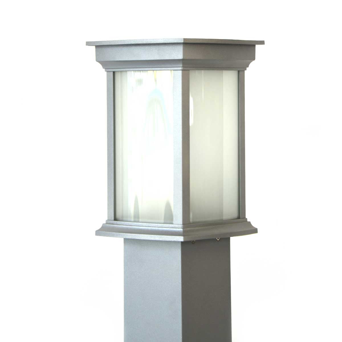 Bollard Light 80cm - Light Grey