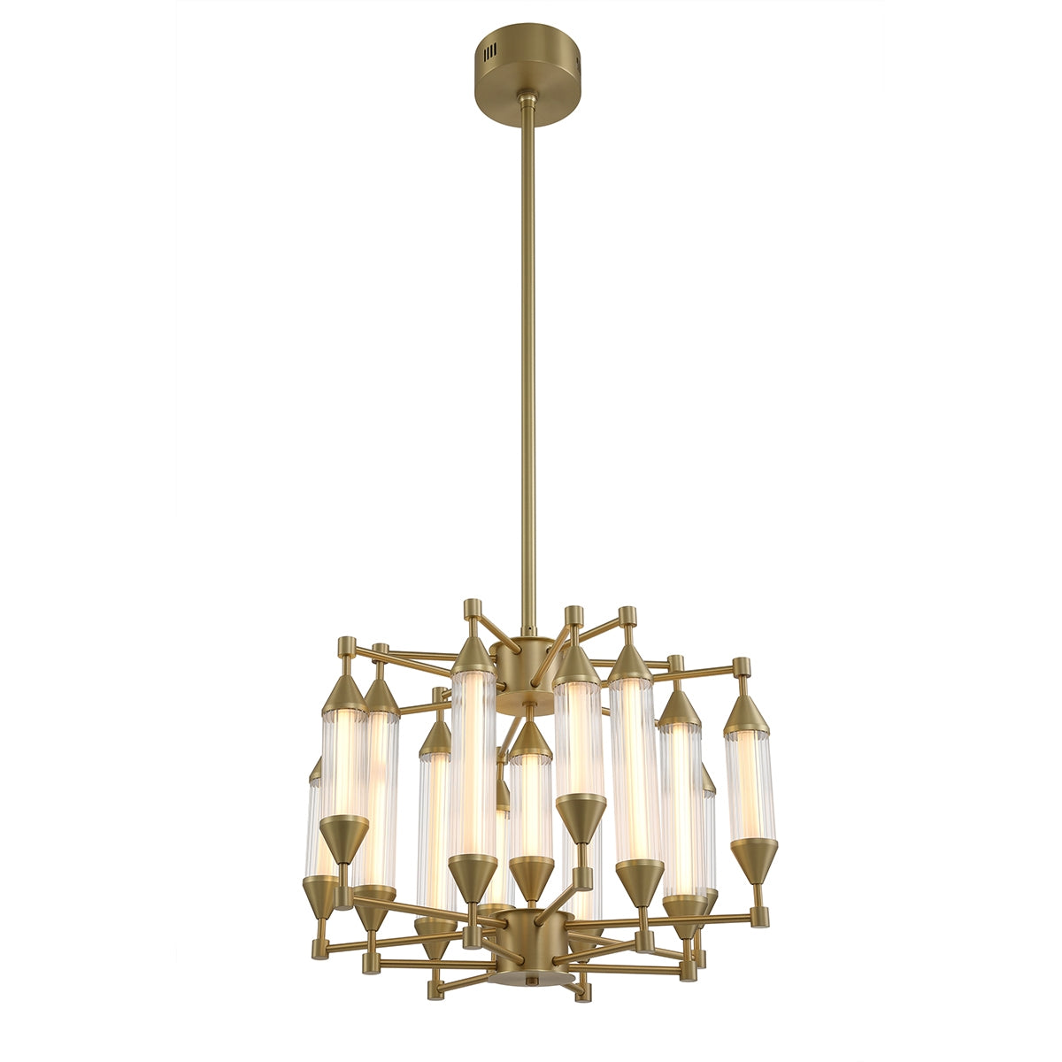 Modern Hanging Light LED - Brass