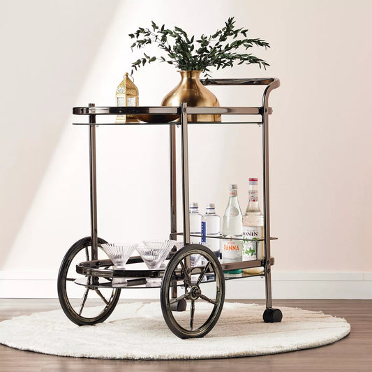 Modern Serving Trolley For Bottle And Drinks For Dining Spaces