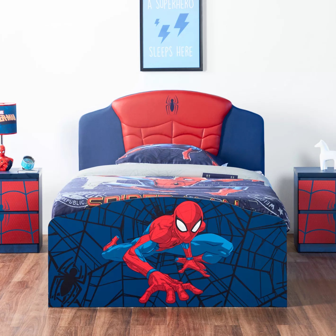 Disney Spider-Man Single Bed - 120x200 cm - COOLBABY