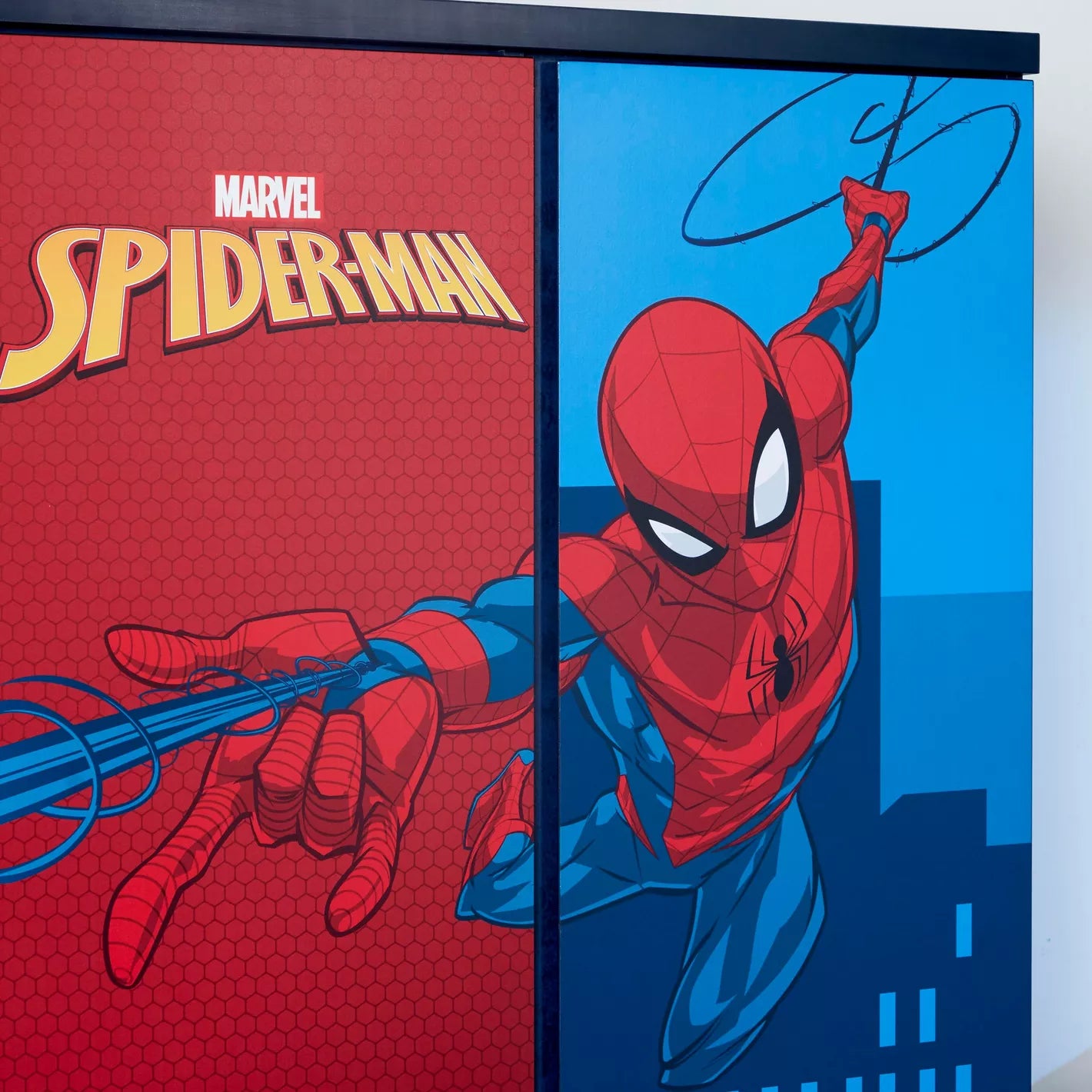 Disney Spider-Man Print 3-Door Wardrobe