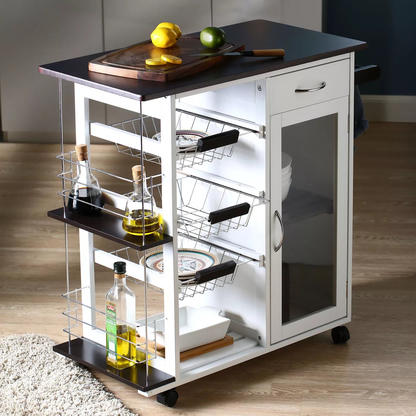 Cross-Functional Kitchen Stand with Smart Storage