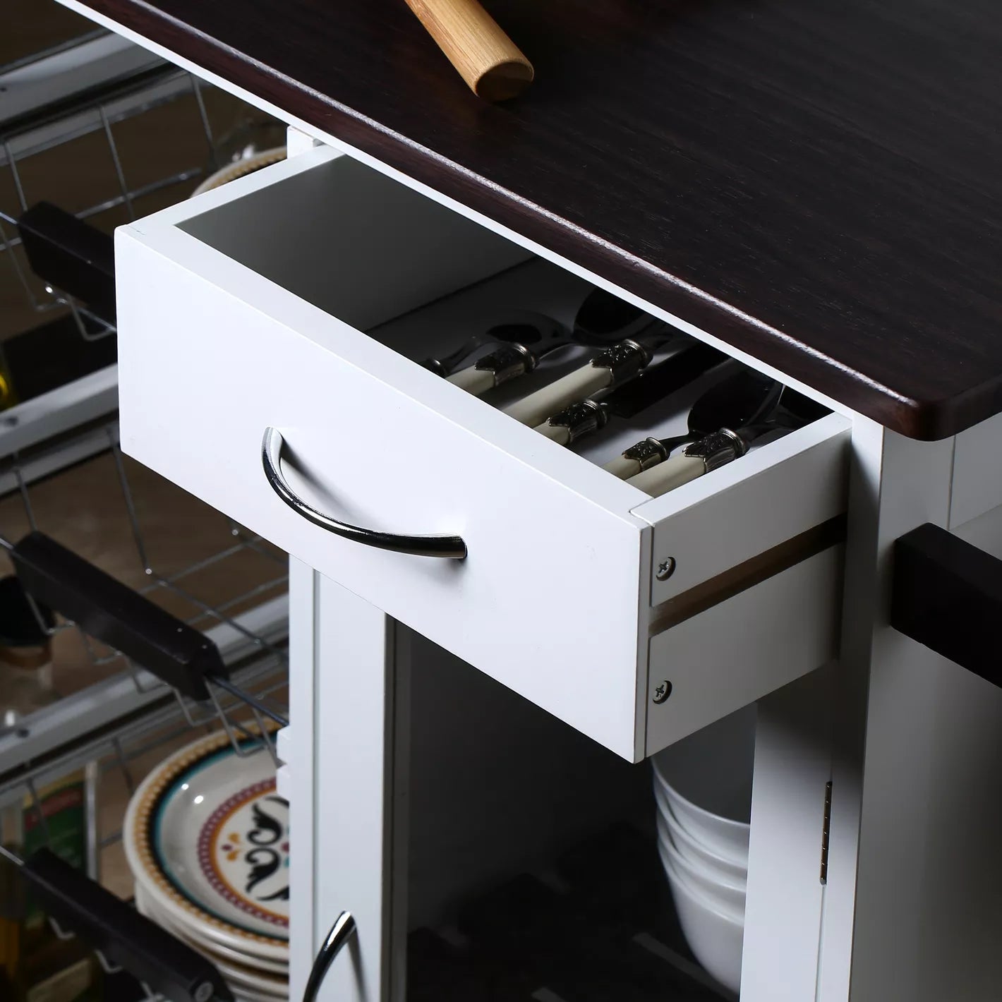 Cross-Functional Kitchen Stand with Smart Storage