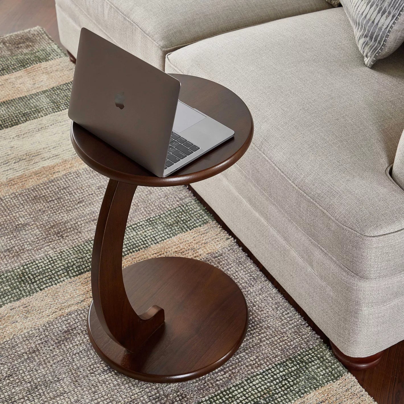 Laptop Side Table, Coffee Side Table Idea For Working Or Dining