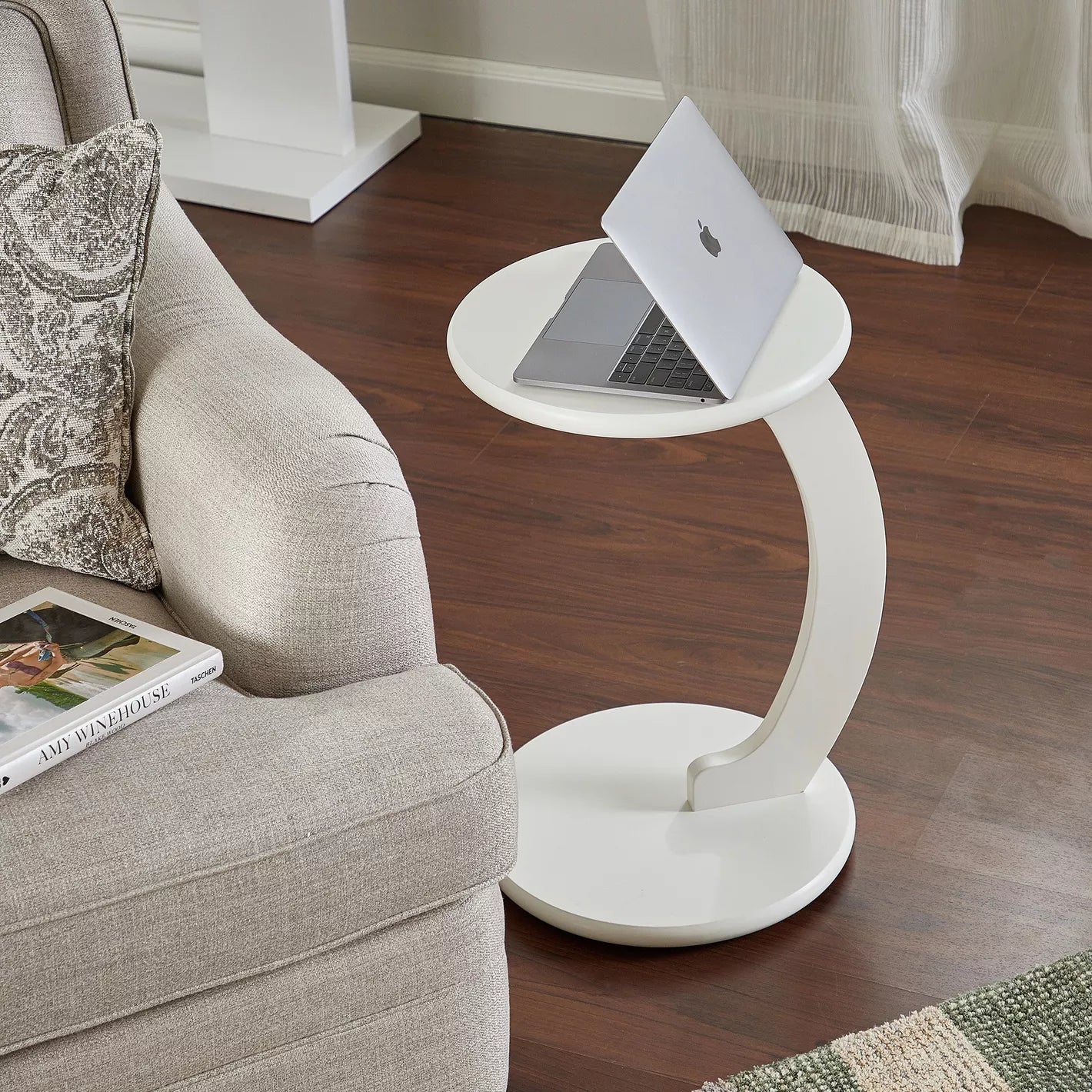 Laptop Side Table, Coffee Side Table Idea For Working Or Dining