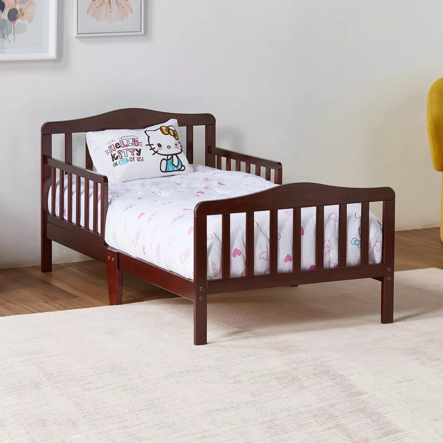 Crafted From Engineered Wood Toddler Bed - 70x130 cm - COOLBABY