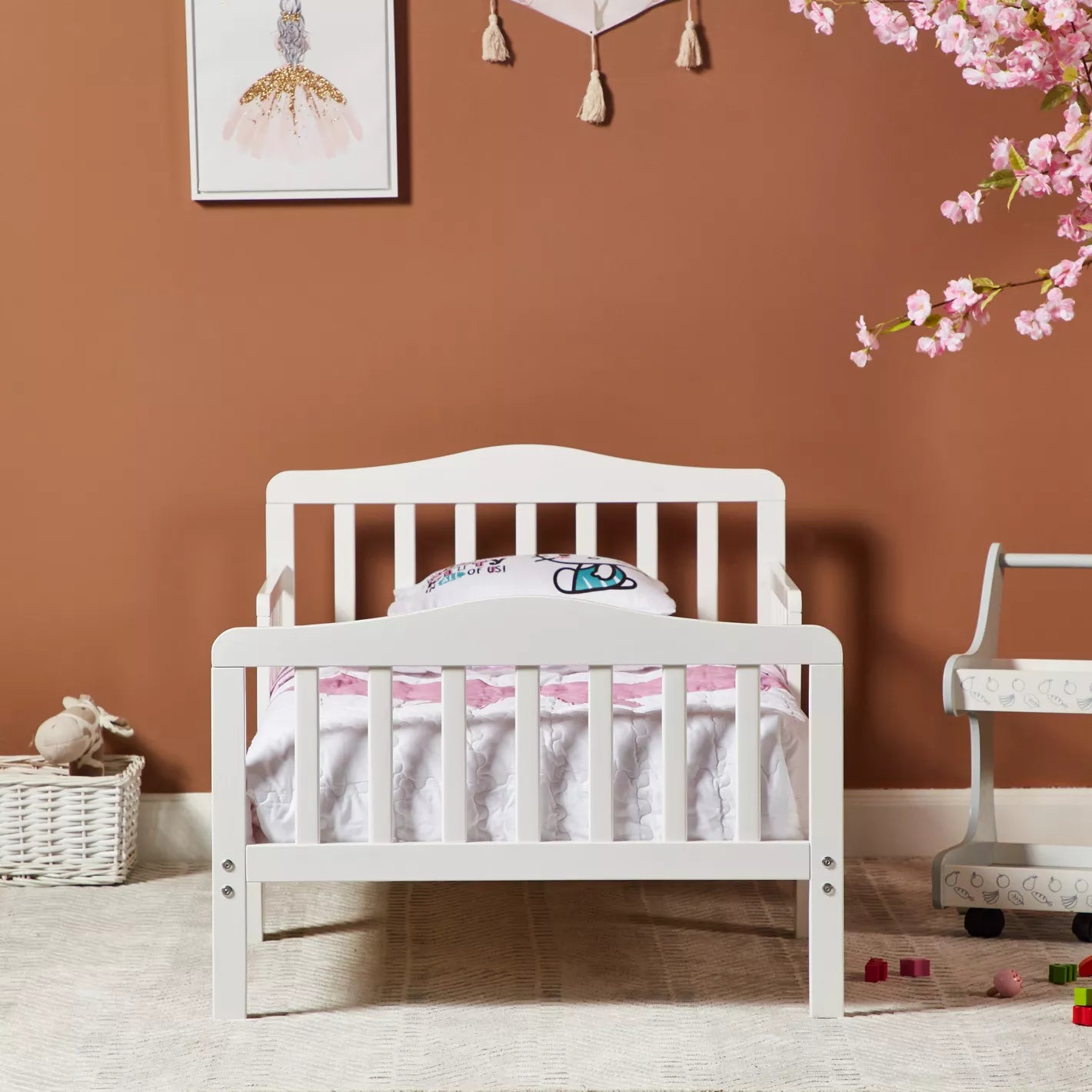 Crafted From Engineered Wood Toddler Bed - 70x130 cm - COOLBABY