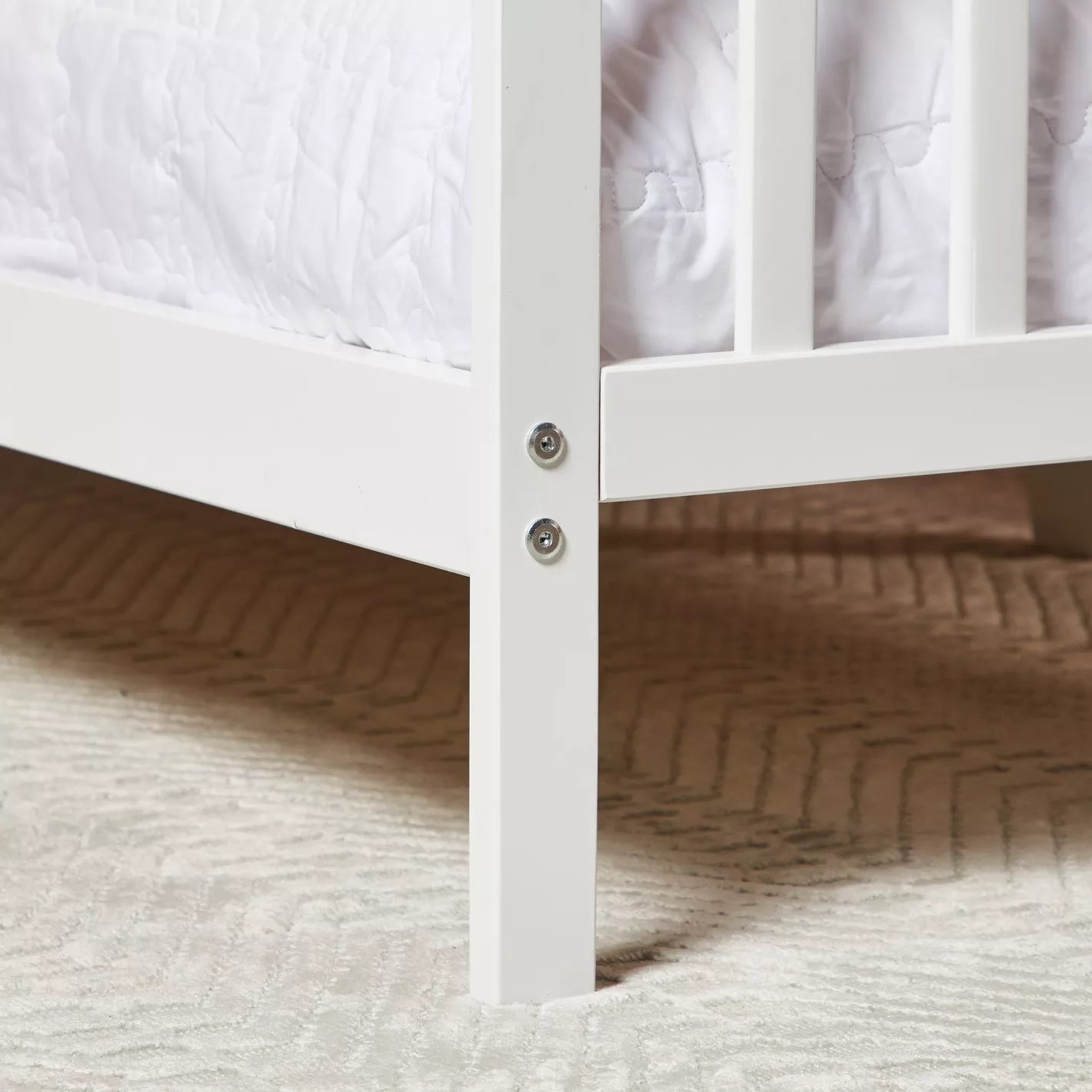 Crafted From Engineered Wood Toddler Bed - 70x130 cm - COOLBABY