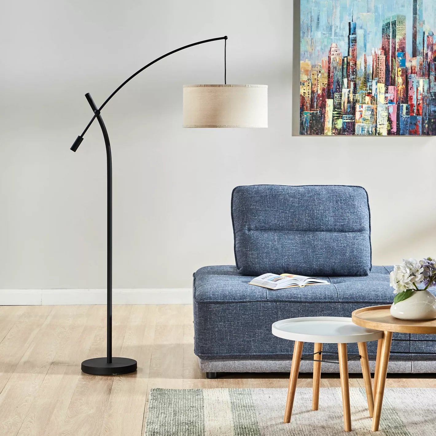 Alexandra Metal Floor Lamp - 185 cm