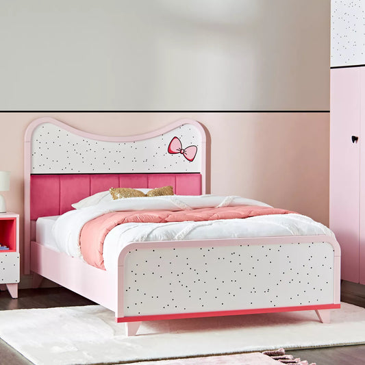 Single Bed, Crafted From Engineered Wood With A Melamine Finish - 120x200 cm - COOLBABY