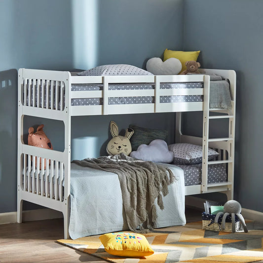 Wood Bunk Bed Loft & Cabin Beds for Kids - 90x200 cm - COOLBABY