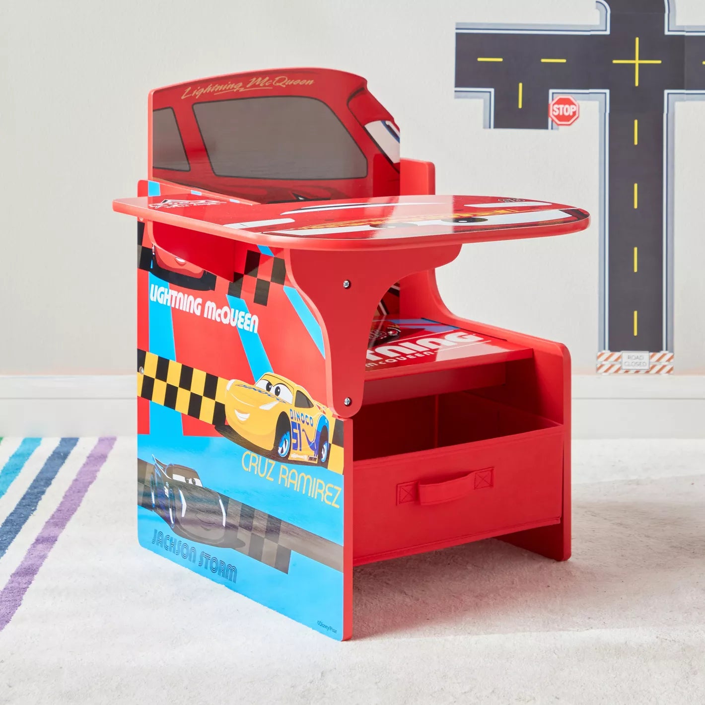 Disney Cars Chair Desk For Child's Room