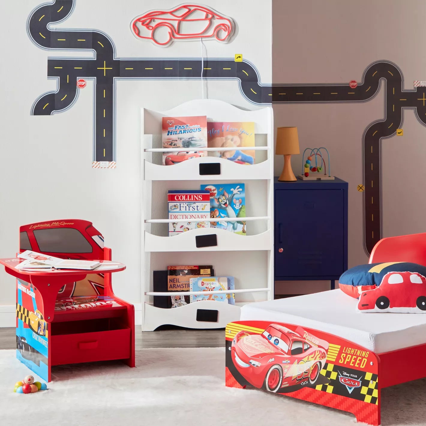 Disney Cars Chair Desk For Child's Room