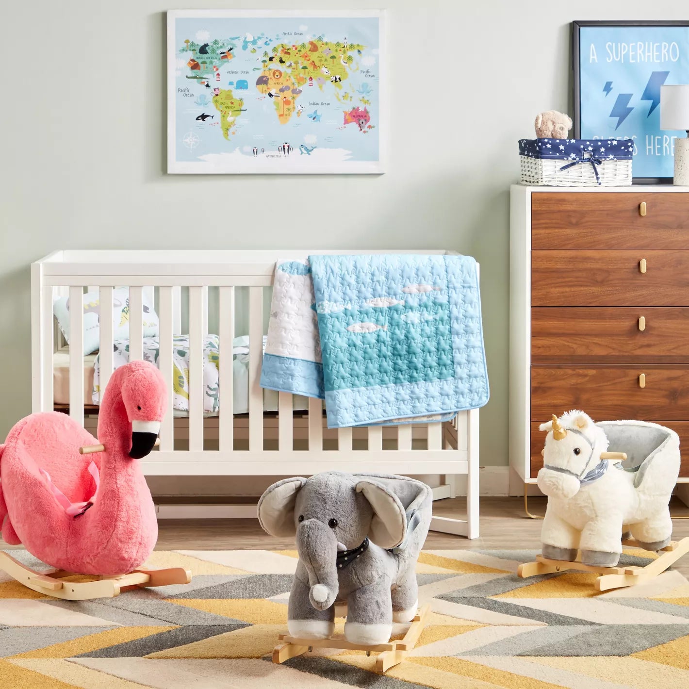 Unicorn Rocking Chair For Kids - COOLBABY