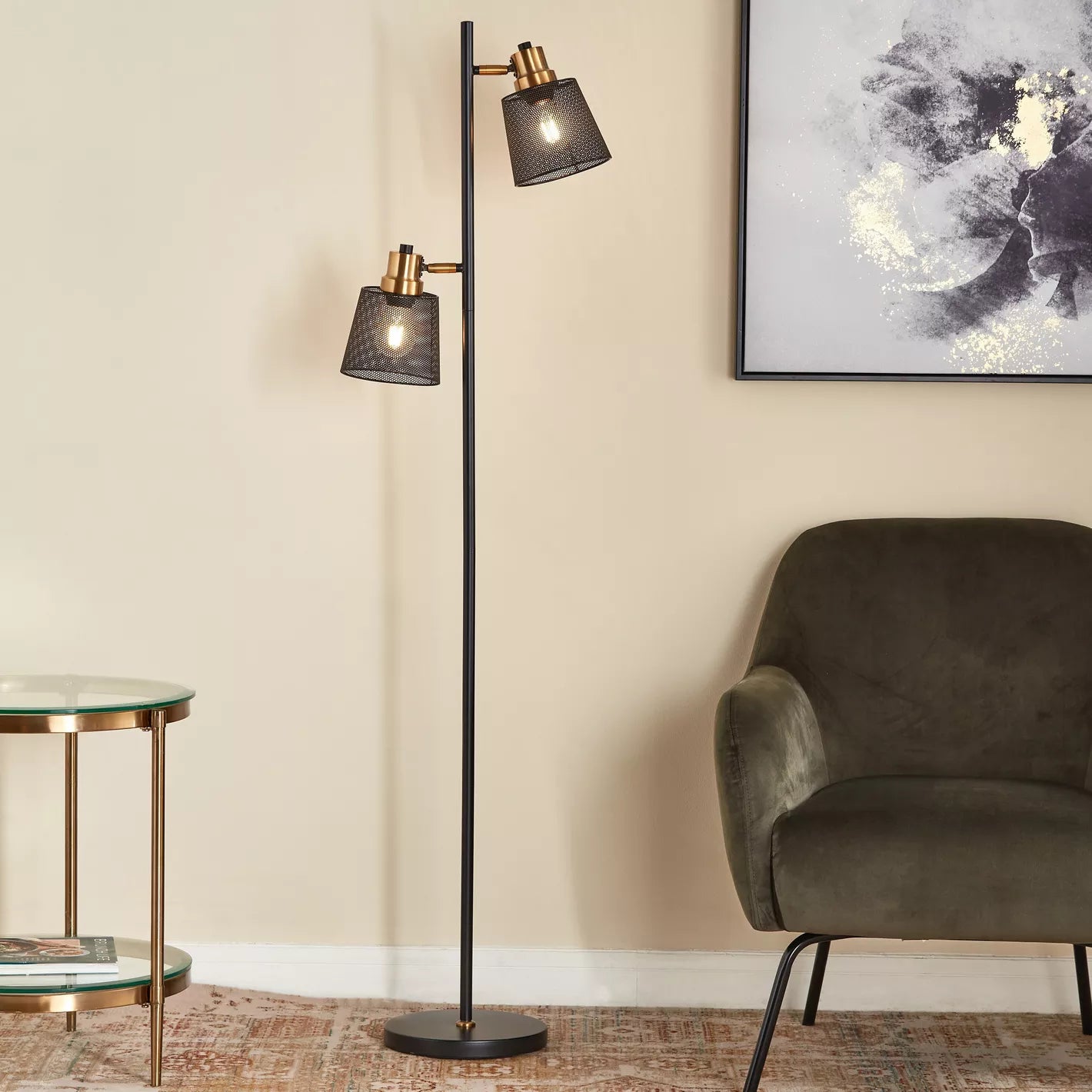 Metal Floor Lamp - 157 cm