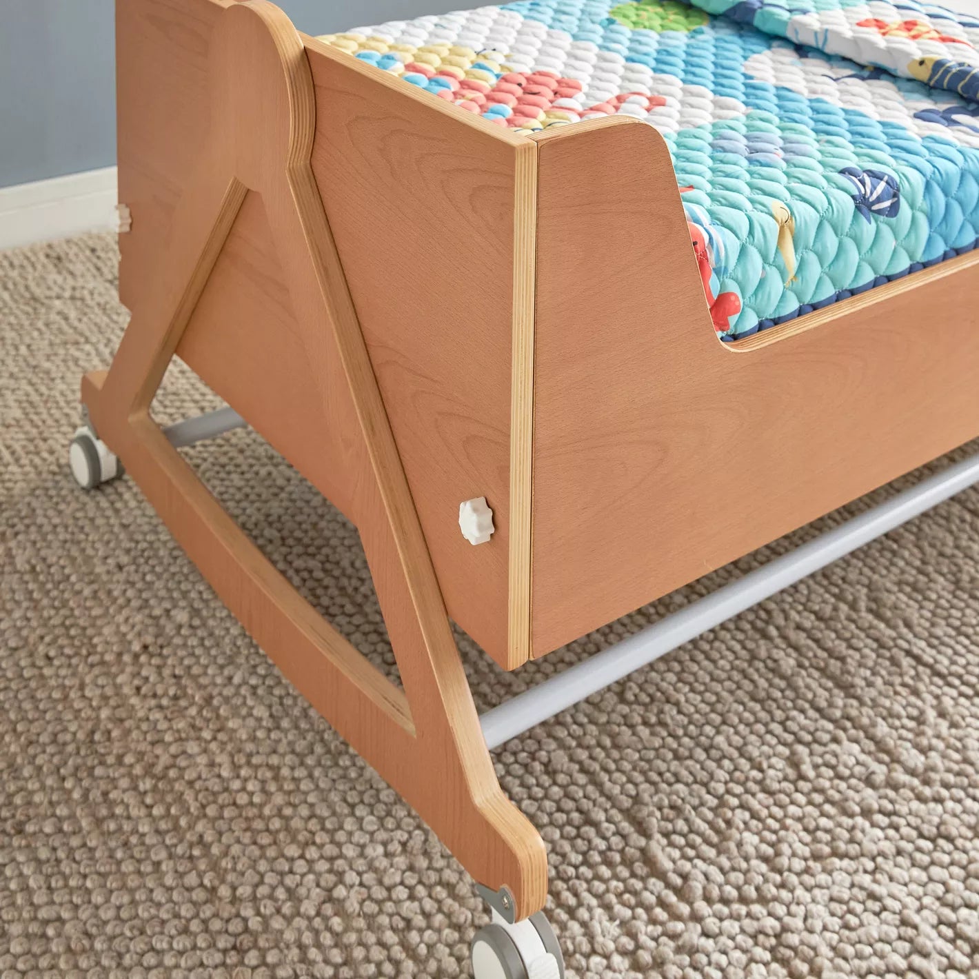 Dreamland 3-in-1 Cot with Rocker - 70x140 cm - COOLBABY