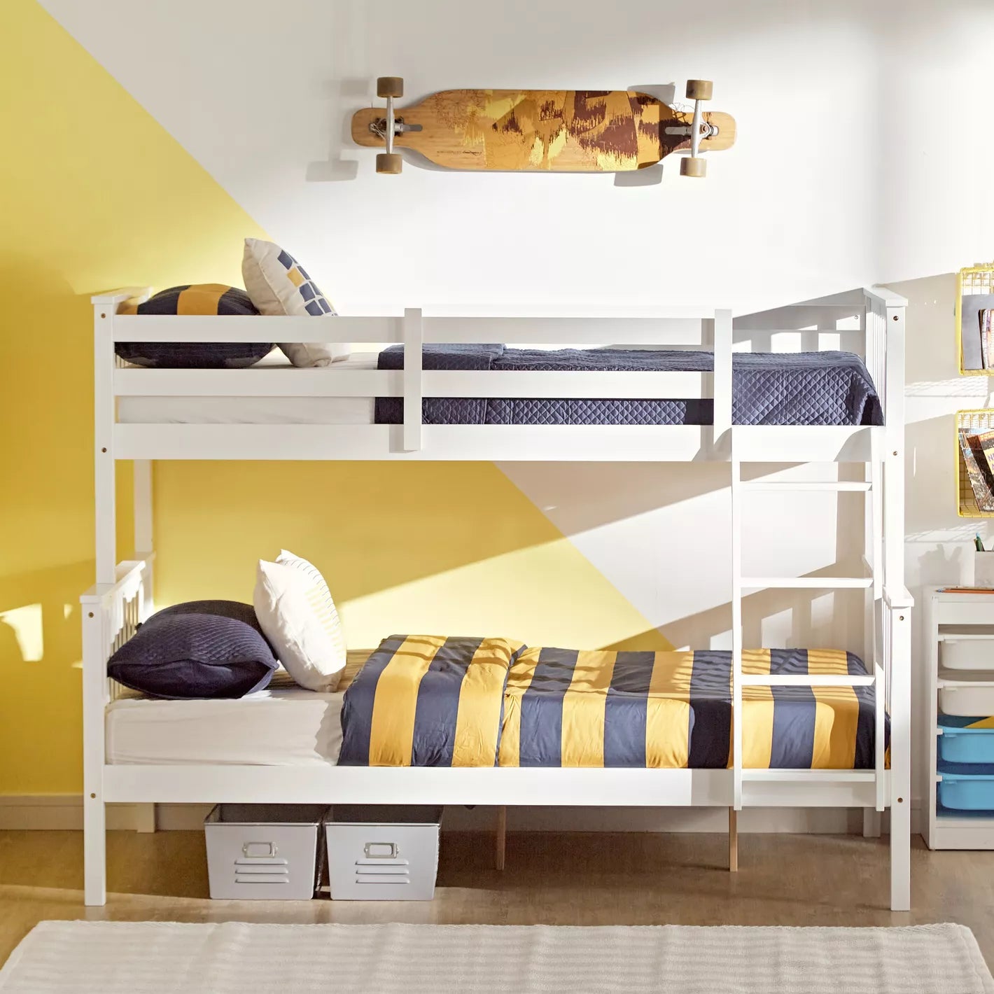 Bunk Bed For Kids - 120x200 cm and 90x200 cm - COOLBABY