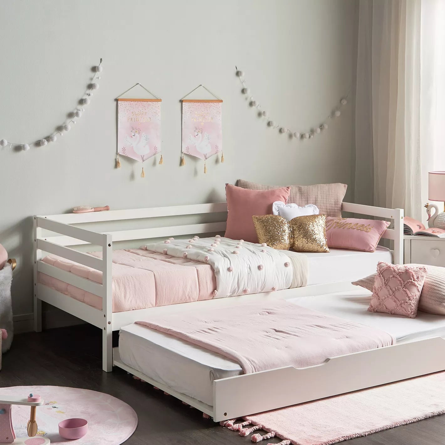 Solid Wood Daybed For Kids - 90x190 cm - COOLBABY