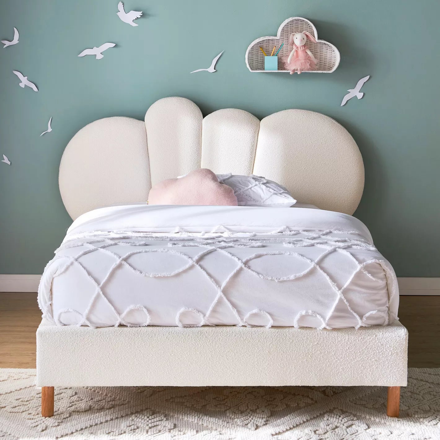 Cloudy Single Bed For Kids - 120x200 cm - COOLBABY