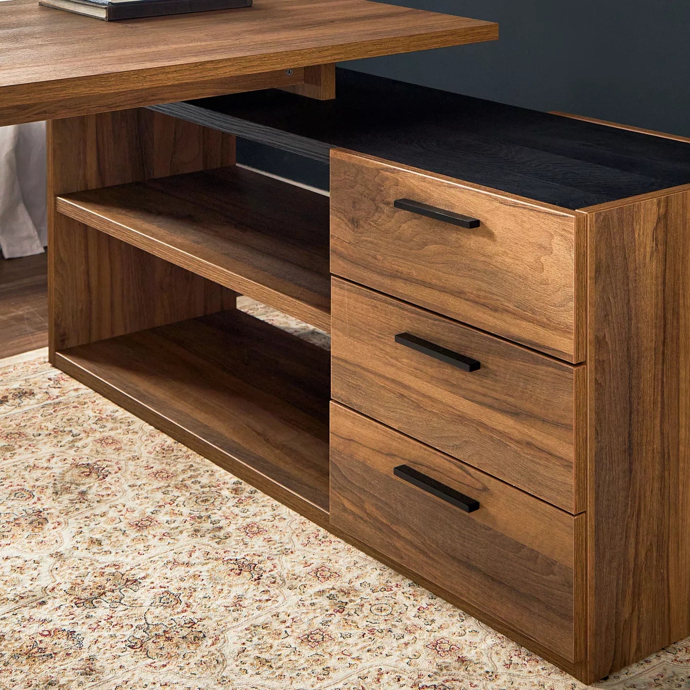 Corner/Computer Desk With Three Drawers - COOLBABY