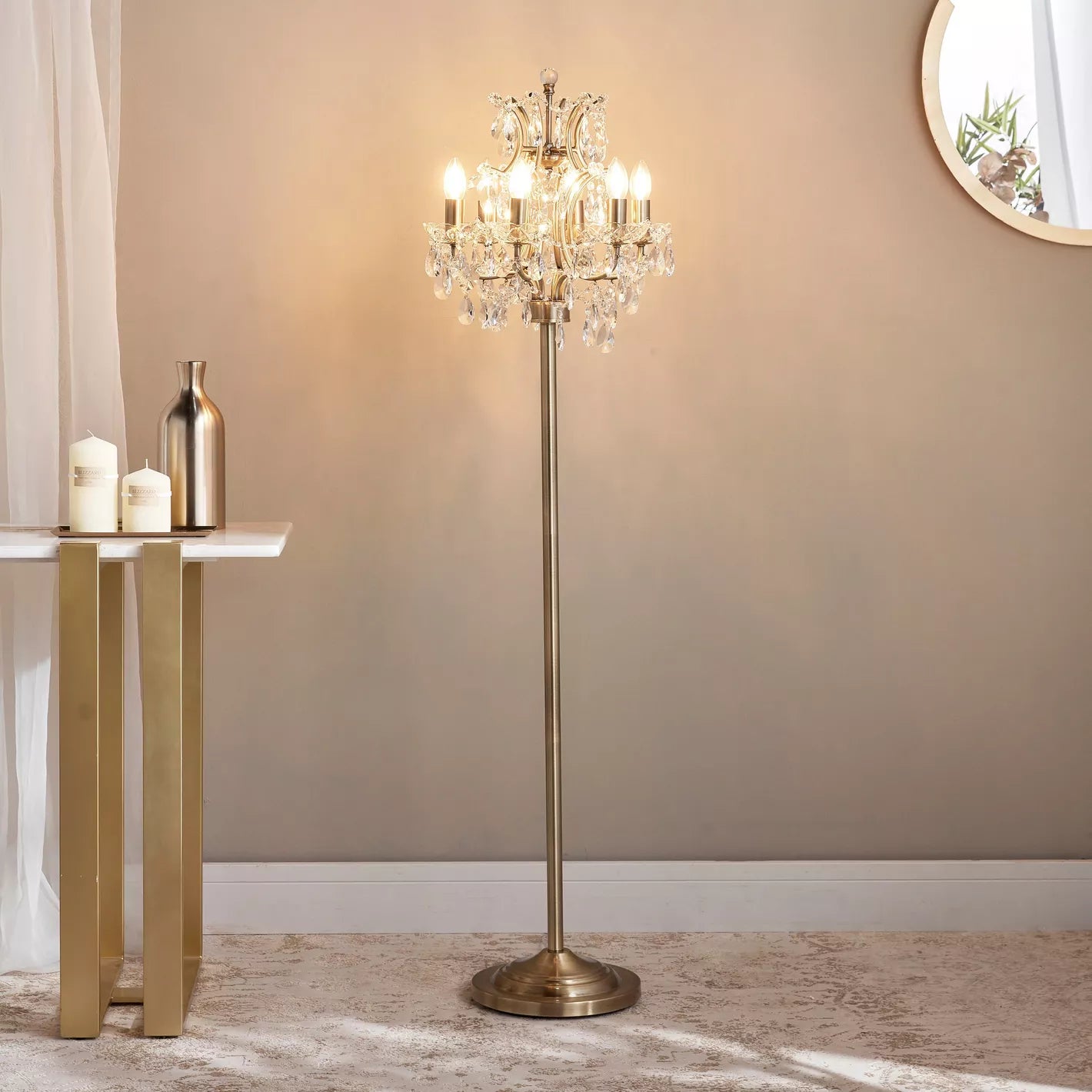 Crystal Floor Lamp - 150 cm