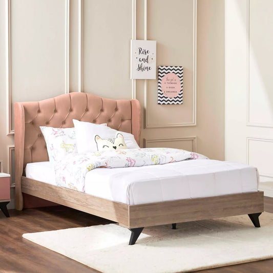 Wingback Shape Single Bed - 120x200 cm - COOLBABY