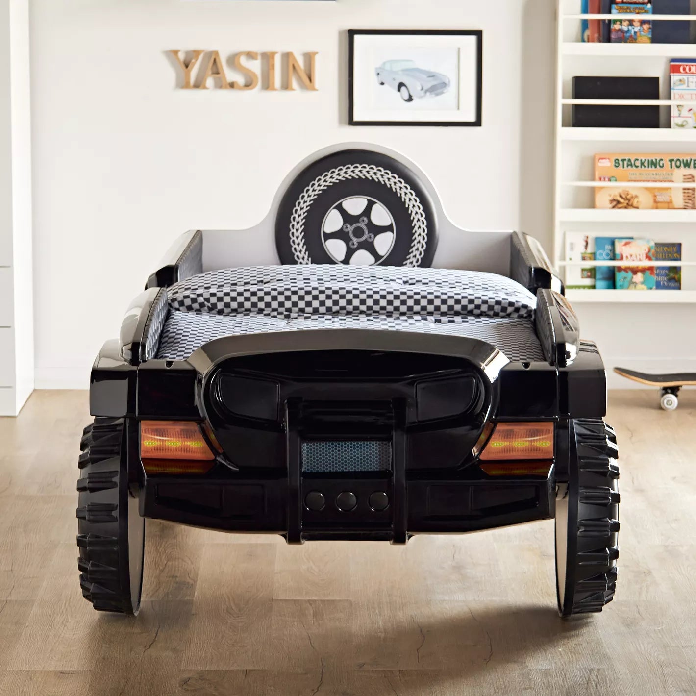 Jeep Twin Car Bed With Lights - 90x190 cm - COOLBABY