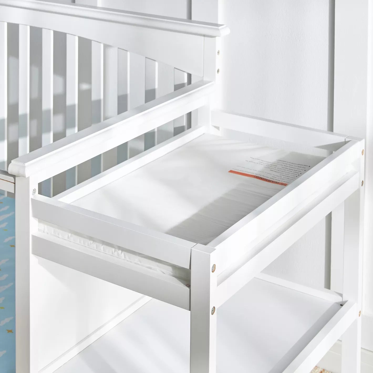 3-in-1 Convertible Cot with Changer- 70x130 cm - COOLBABY