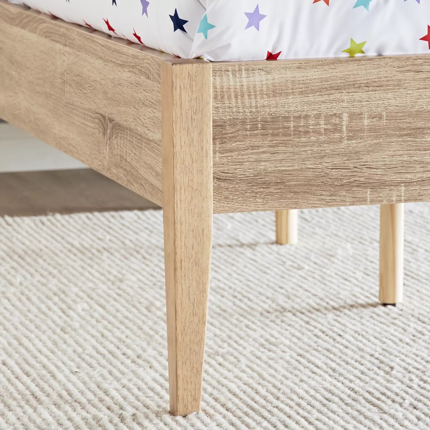 Twin Bed, Crafted From High-Quality Materials 90x200 cm - COOLBABY