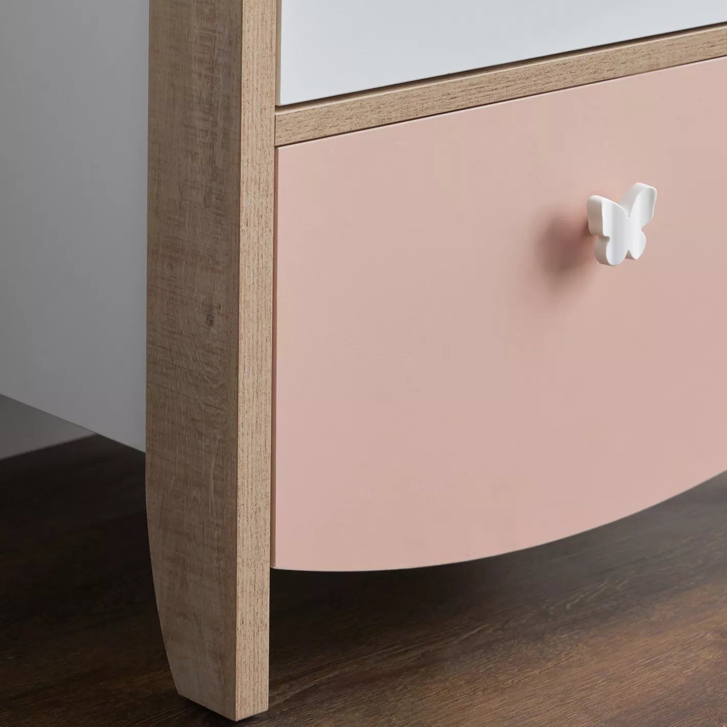 Charming Design Nightstand With Two Large Drawers