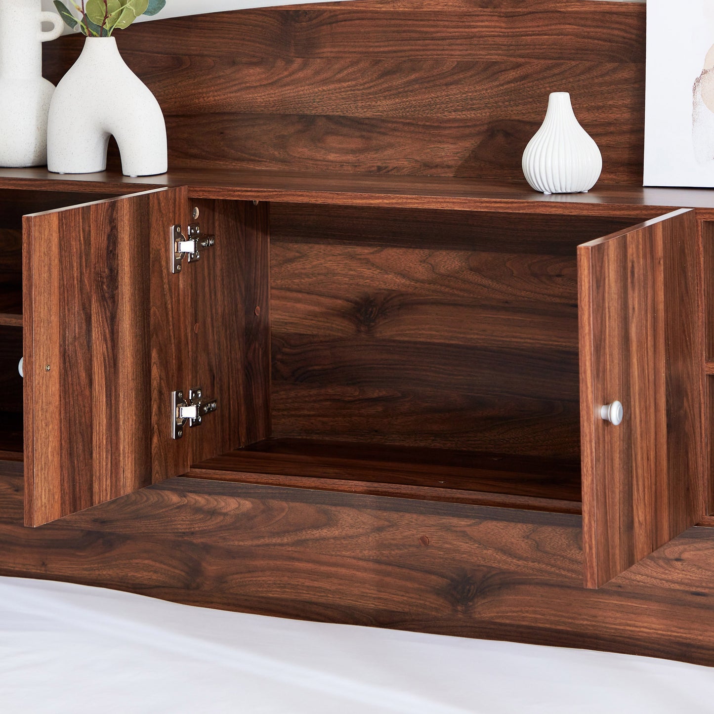 Single Cabin Bed with Pull-Out Trundle Bed 90x190 cm – Space Saving Engineered Wood Guest Bed