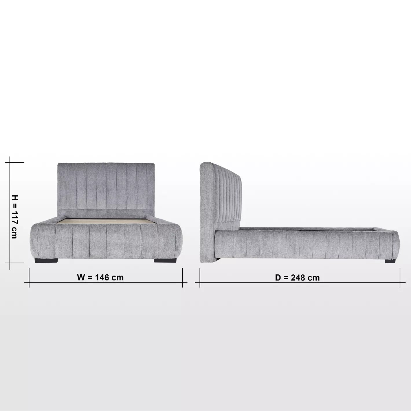 Urban Loft Style Single Bed - 120x200 cm - COOLBABY