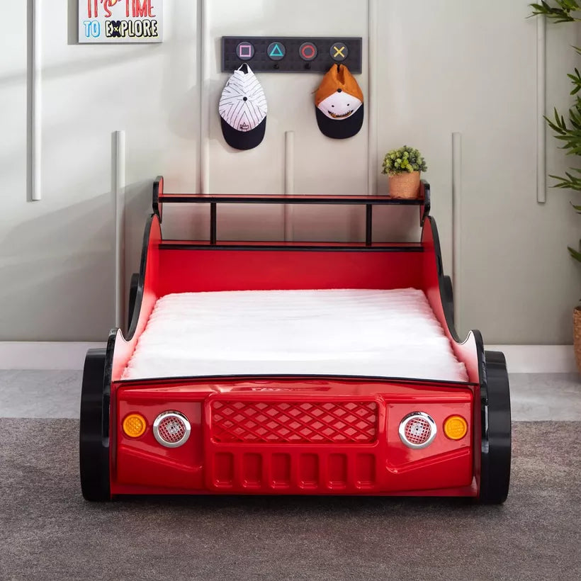 Single Racing Car Bed - 90x190 cm - COOLBABY