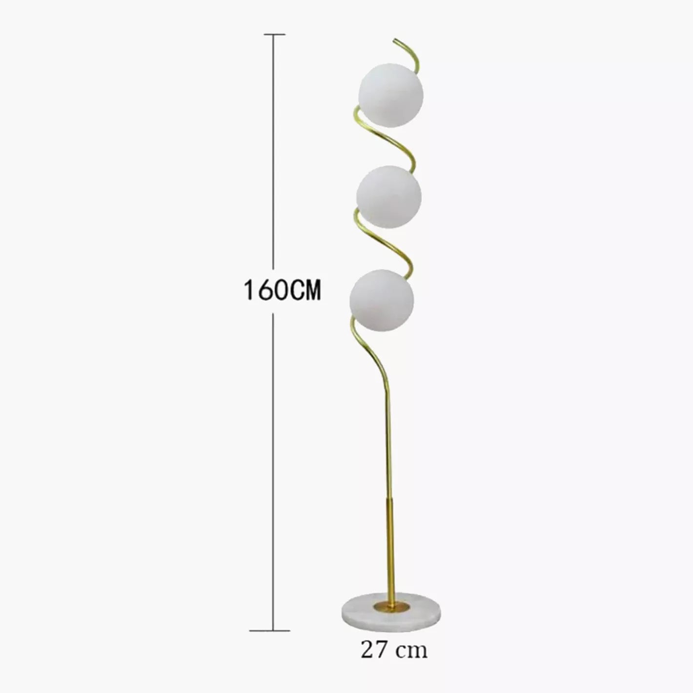 Bubble Metal Floor Lamp - 160 cm